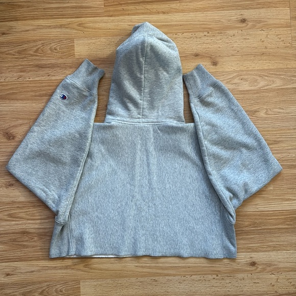 Champion Reverse Weave Cropped Hoodie ✨ size L - Picture 2 of 8